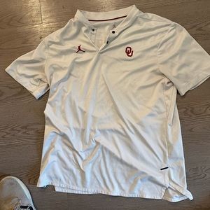 OU Jordan brand half collar athletic wear